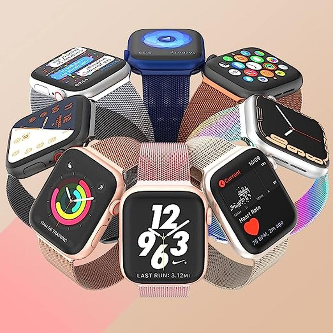 Marge Plus Rose Gold Mesh Loop Band for Apple Watch - DOKUTRONIX