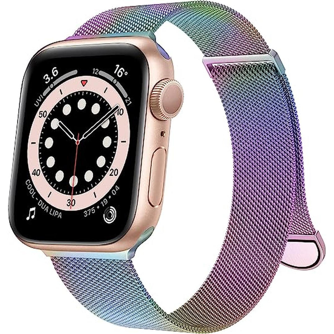 Rainbow Mesh Loop Apple Watch Band - DOKUTRONIX