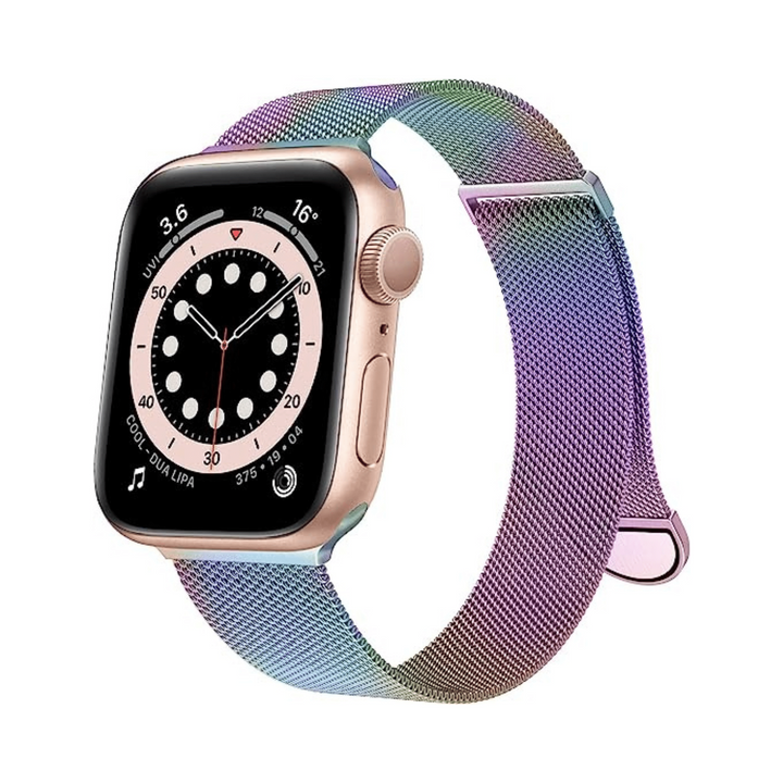 Rainbow Mesh Loop Apple Watch Band - DOKUTRONIX