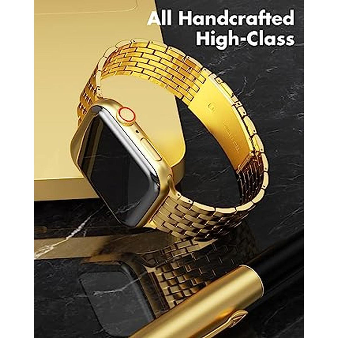 TISIM Luxe Gold Metal Watchband for Apple Watch - DOKUTRONIX