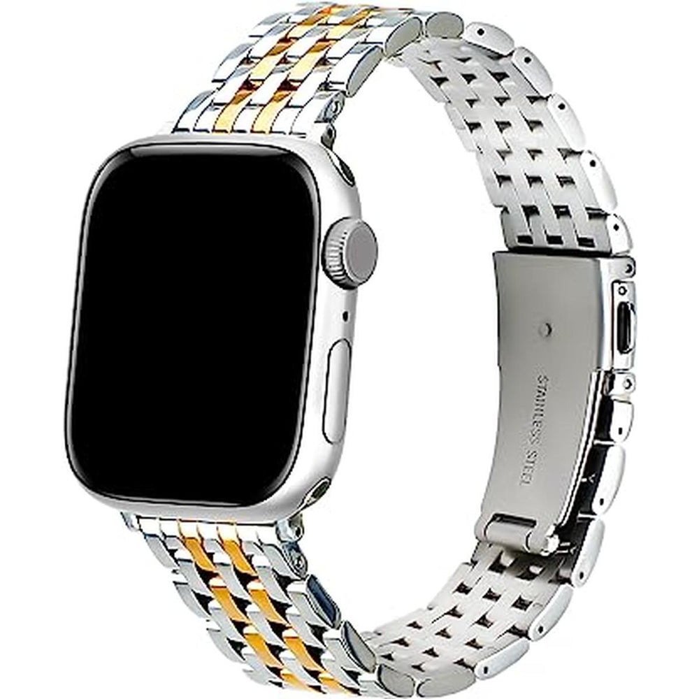 TISIM Steel Watchband - Silver/Gold - DOKUTRONIX