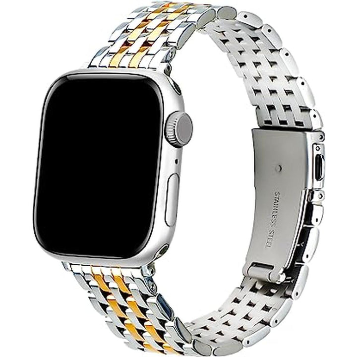 TISIM Steel Watchband - Silver/Gold - DOKUTRONIX