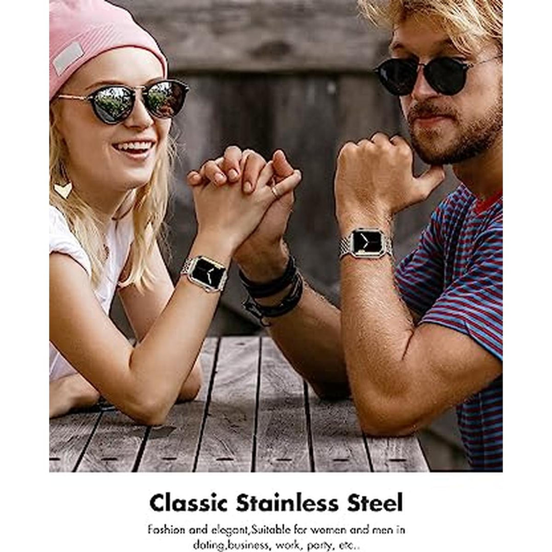 TISIM Steel Watchband - Silver/Gold - DOKUTRONIX