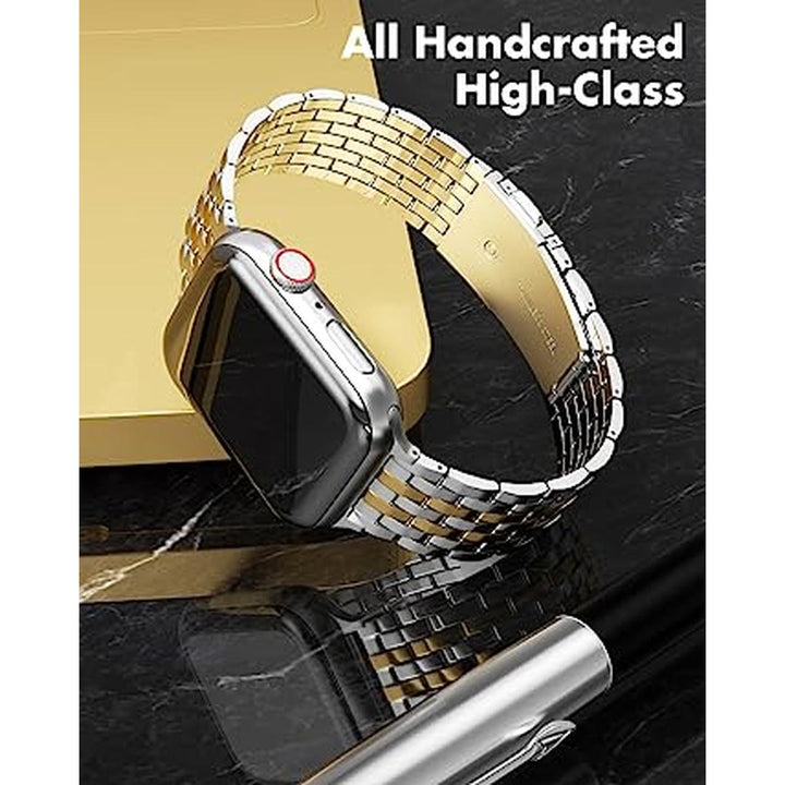 TISIM Steel Watchband - Silver/Gold - DOKUTRONIX