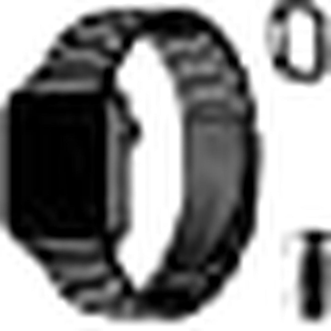 Fullmosa Black Apple Watch Steel Band - DOKUTRONIX
