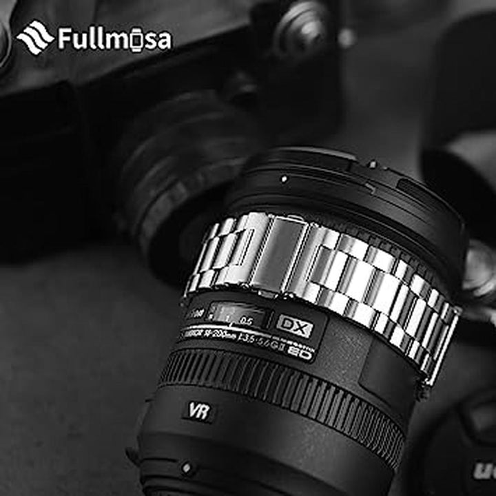 Fullmosa Silver Apple Watch Band - 42/44/45mm - DOKUTRONIX