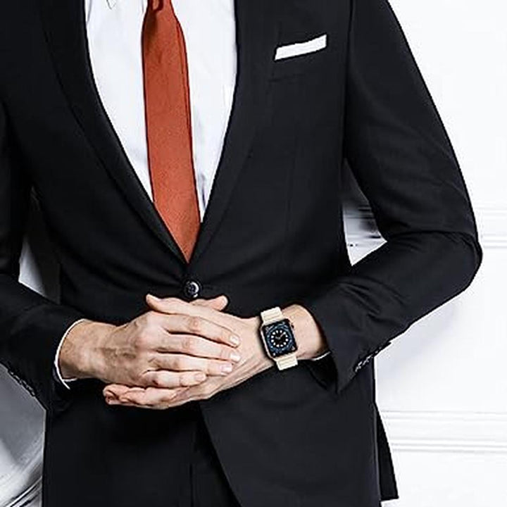 Chalk Magnetic Leather Band for Apple Watch - DOKUTRONIX