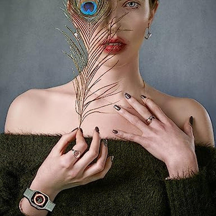 Magnetic Alcantara Gray Leather Band for Apple Watch - DOKUTRONIX