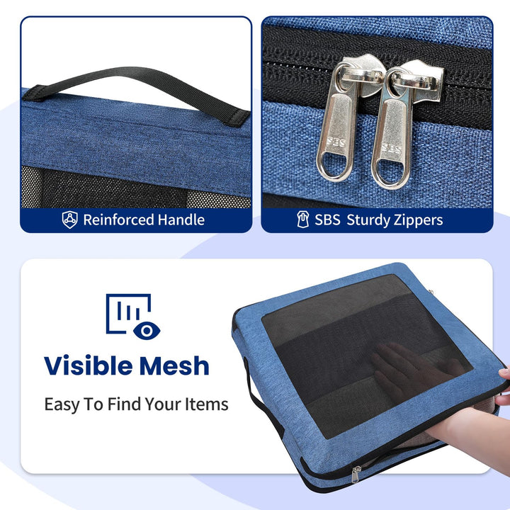 TravelWise Pack & Compress Cube Set - DOKUTRONIX