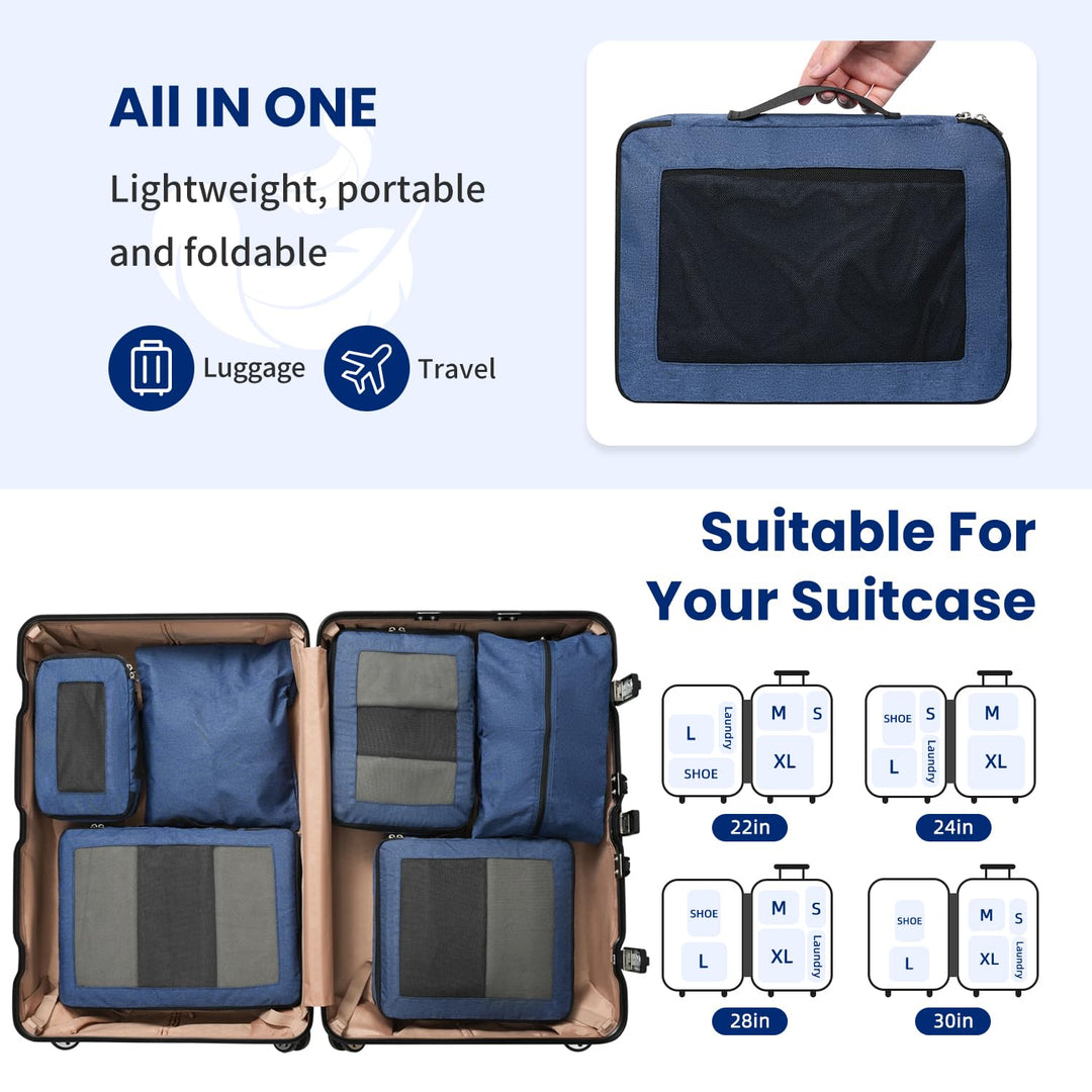 TravelWise Pack & Compress Cube Set - DOKUTRONIX