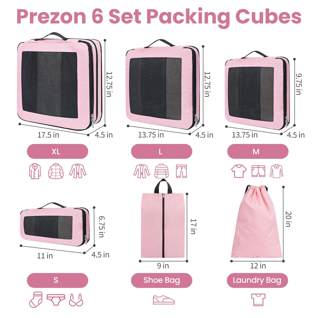TravelWise Pack & Compress Cube Set - DOKUTRONIX