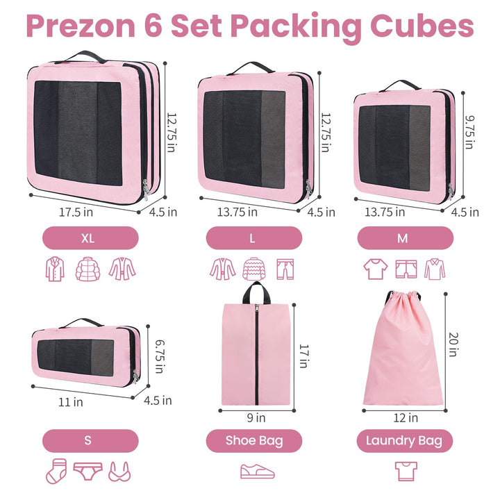 TravelWise Pack & Compress Cube Set - DOKUTRONIX