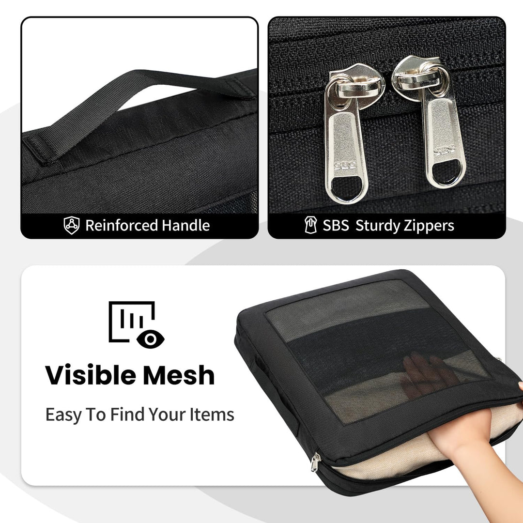 TravelWise Pack & Compress Cube Set - DOKUTRONIX