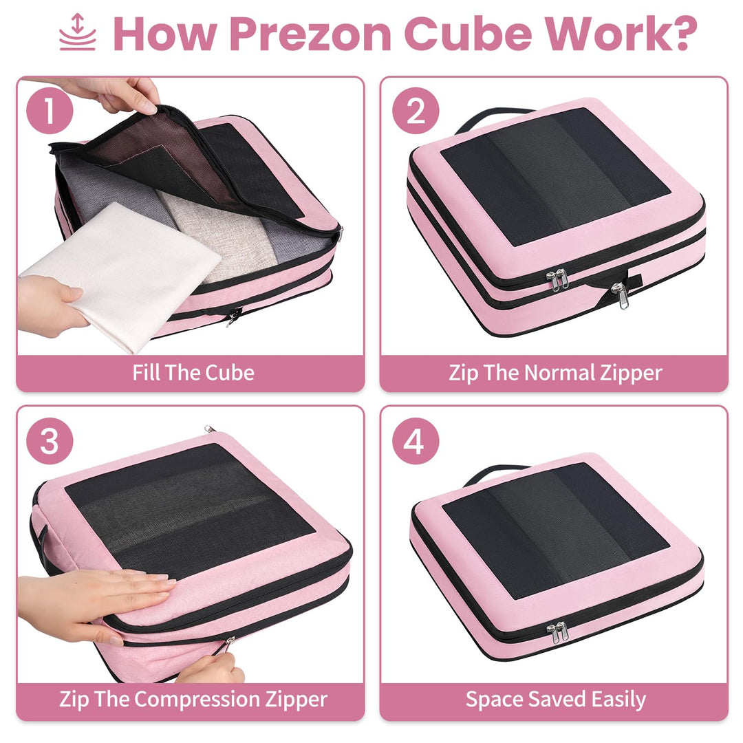 TravelWise Pack & Compress Cube Set - DOKUTRONIX