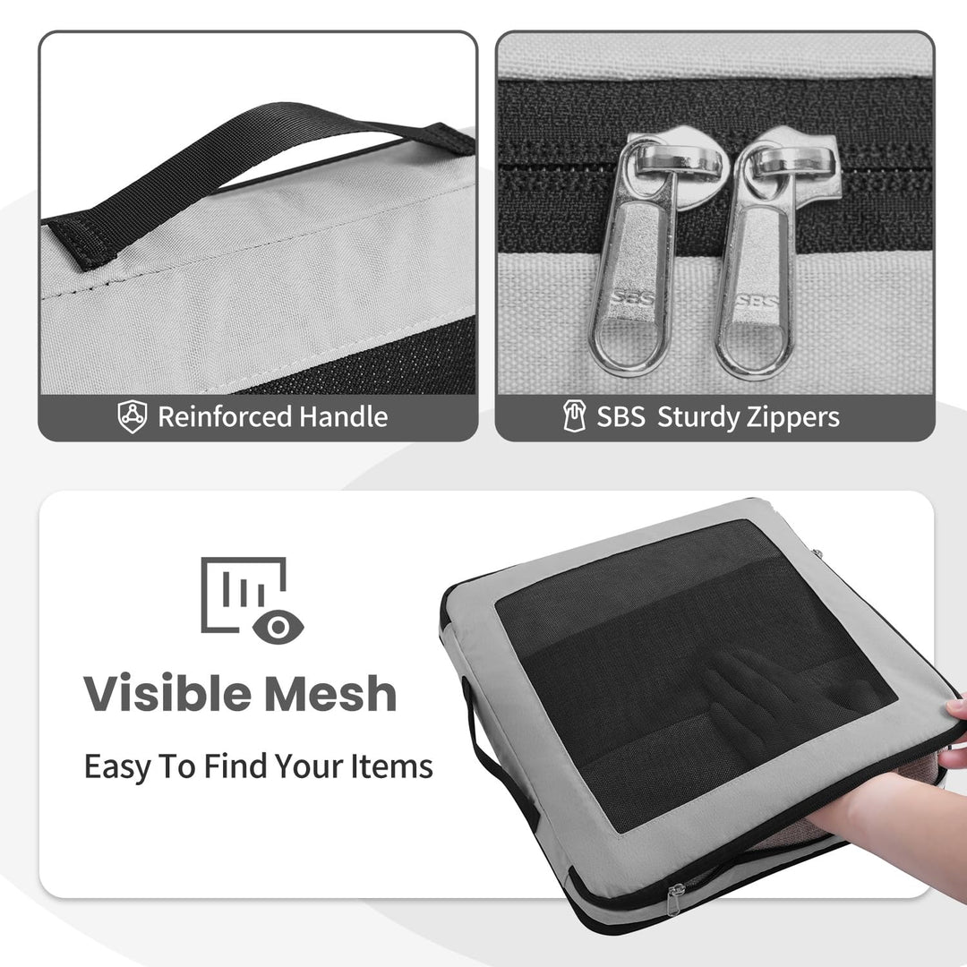 TravelWise Pack & Compress Cube Set - DOKUTRONIX