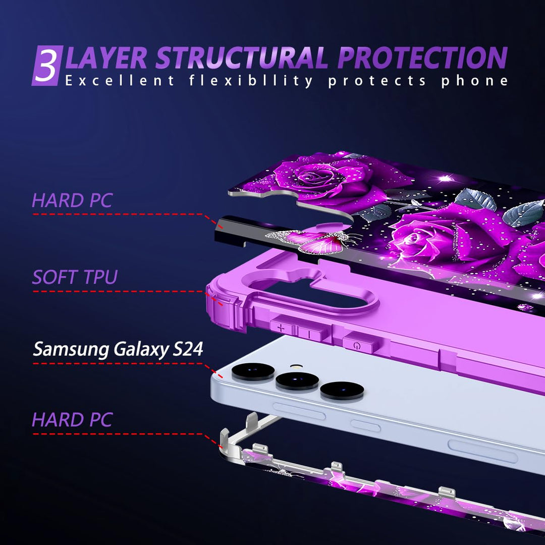 Miqala GlowGuard Case for Galaxy S24 Ultra 5G - DOKUTRONIX