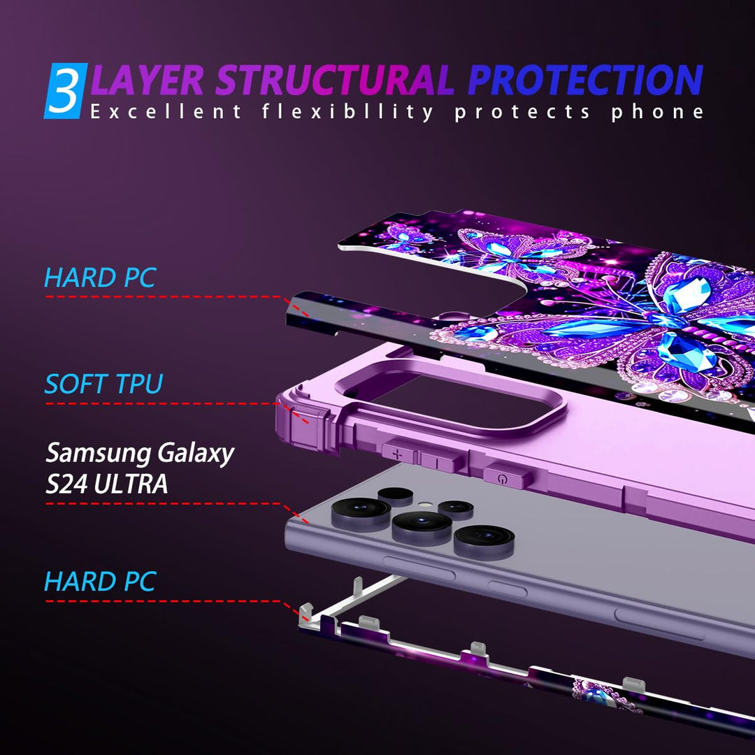 Miqala GlowGuard Case for Galaxy S24 Ultra 5G - DOKUTRONIX