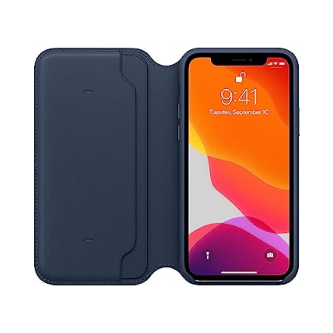 Aqua Luxe Leather Case for iPhone 11 Pro - DOKUTRONIX