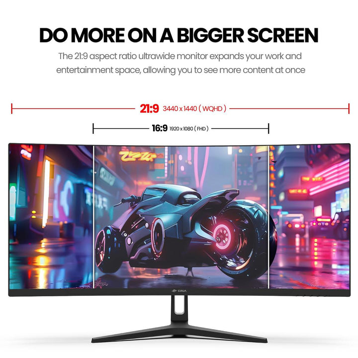 Crua Curve Gaming Monitor - DOKUTRONIX