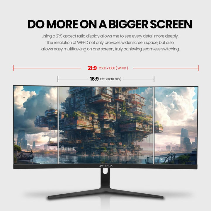 Crua Curve Gaming Monitor - DOKUTRONIX