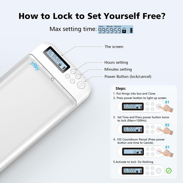 LockAway Phone Timer Box - DOKUTRONIX