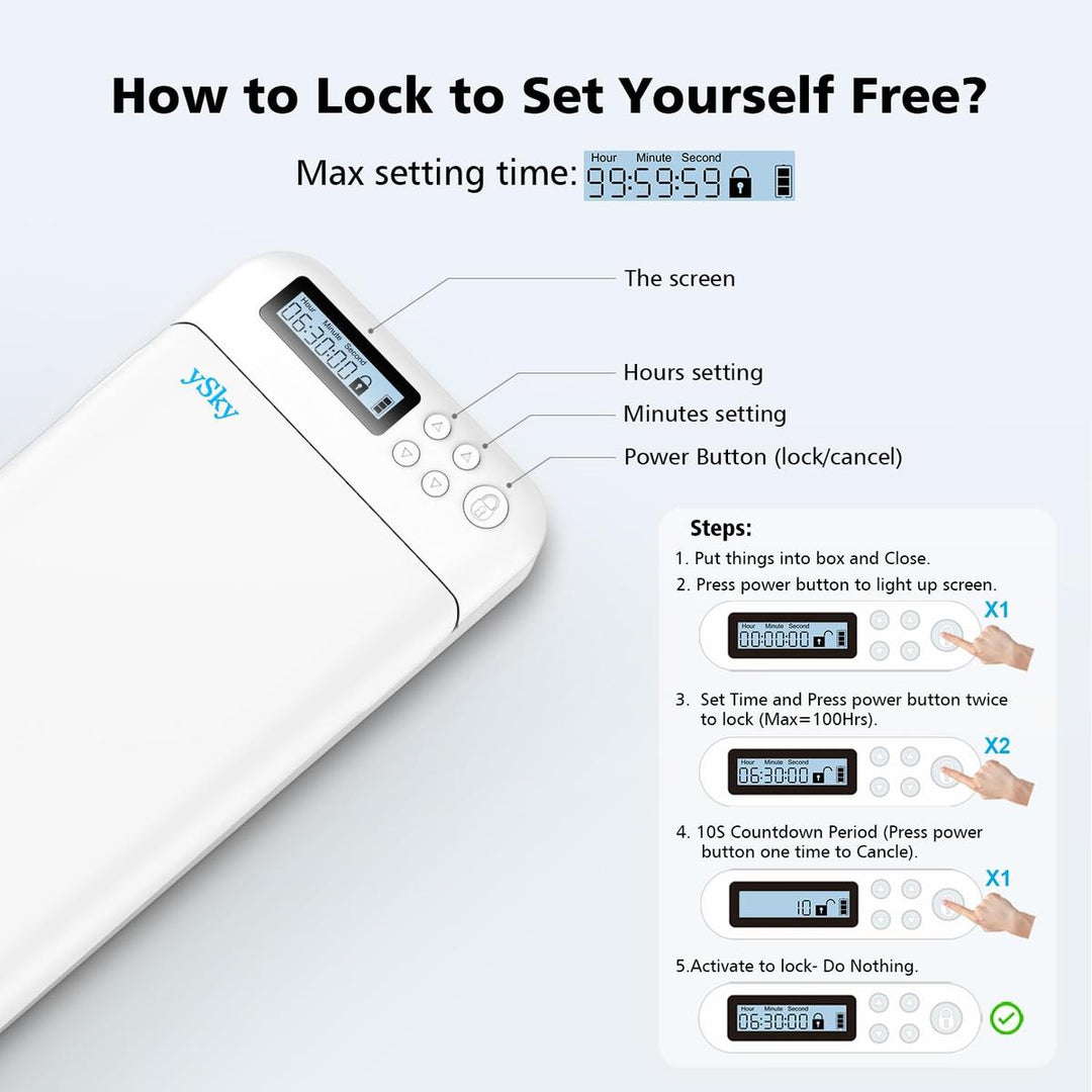 LockAway Phone Timer Box - DOKUTRONIX
