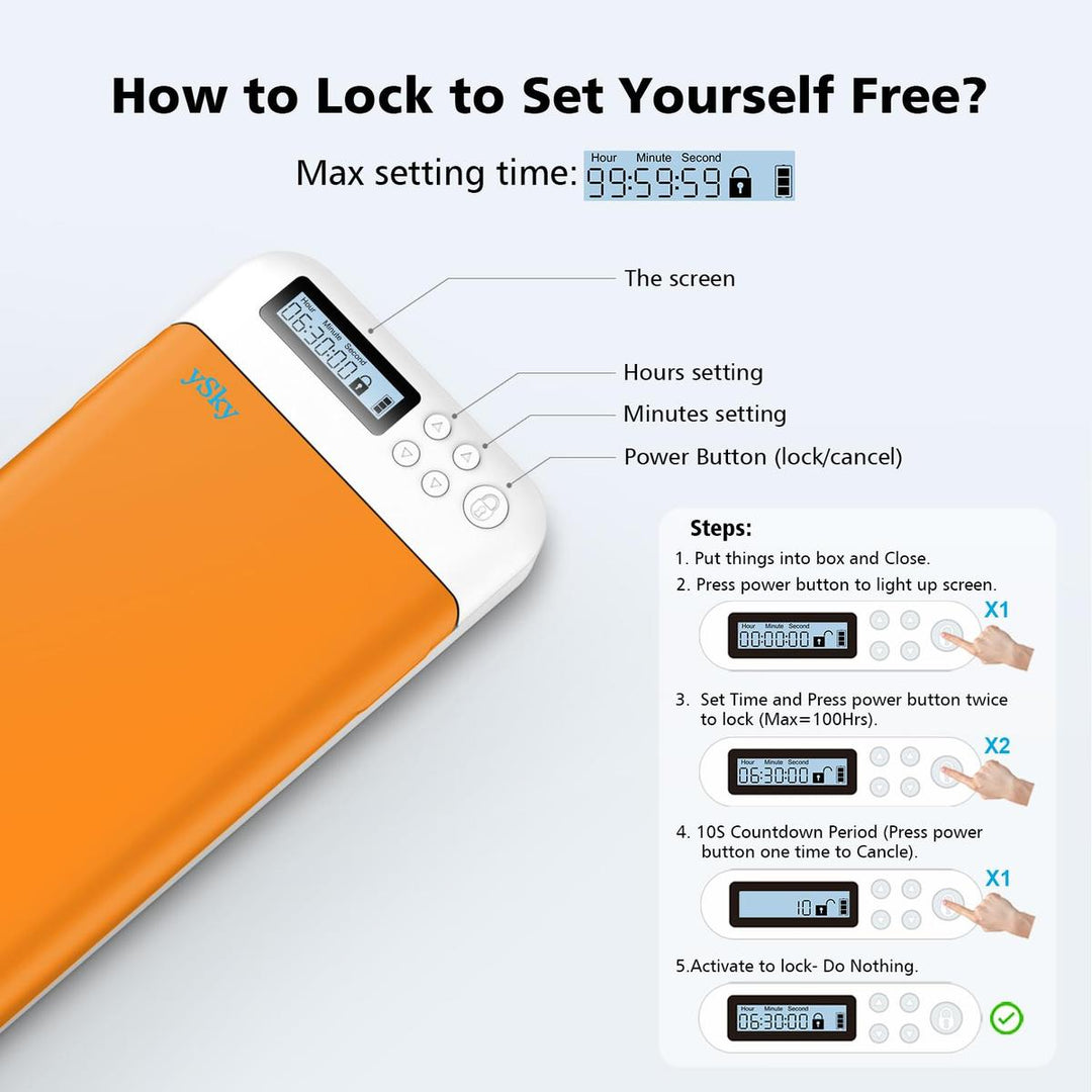 LockAway Phone Timer Box - DOKUTRONIX