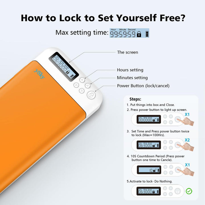 LockAway Phone Timer Box - DOKUTRONIX