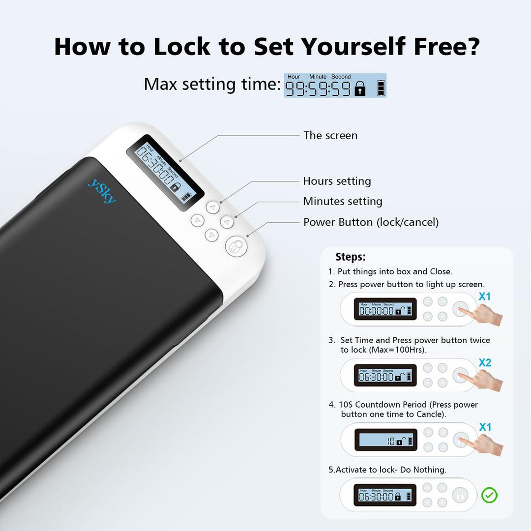 LockAway Phone Timer Box - DOKUTRONIX