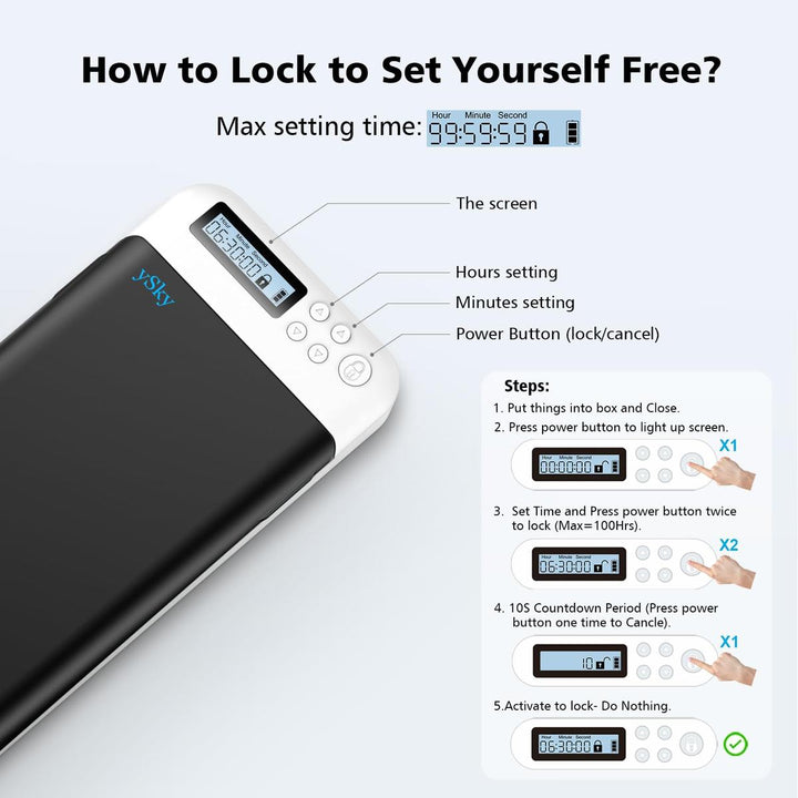 LockAway Phone Timer Box - DOKUTRONIX