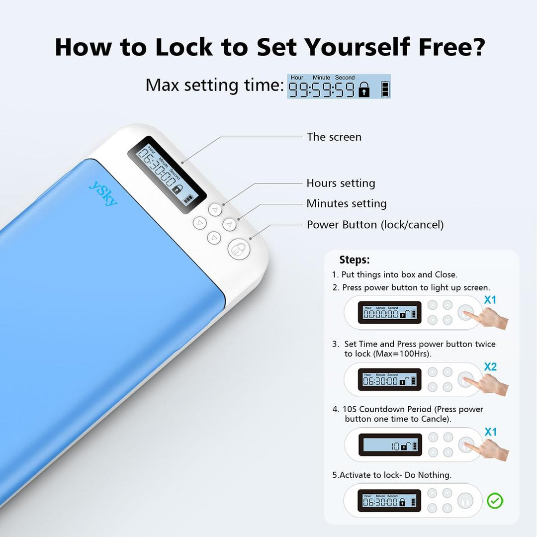 LockAway Phone Timer Box - DOKUTRONIX