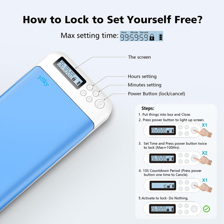 LockAway Phone Timer Box - DOKUTRONIX