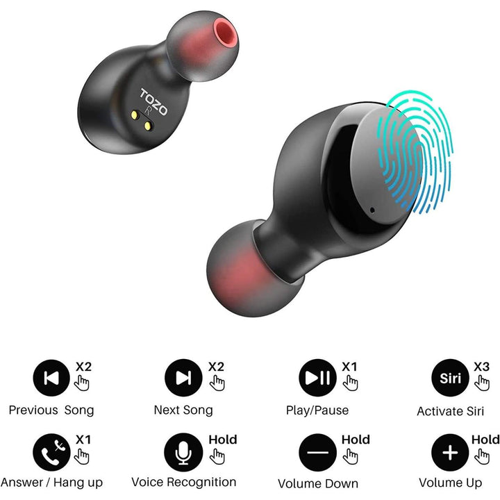AquaTune Pro: Wireless Touch Control Earbuds - DOKUTRONIX