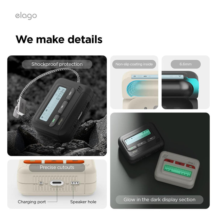 Elago Pro 2 AirPods Pager Case Cover - DOKUTRONIX