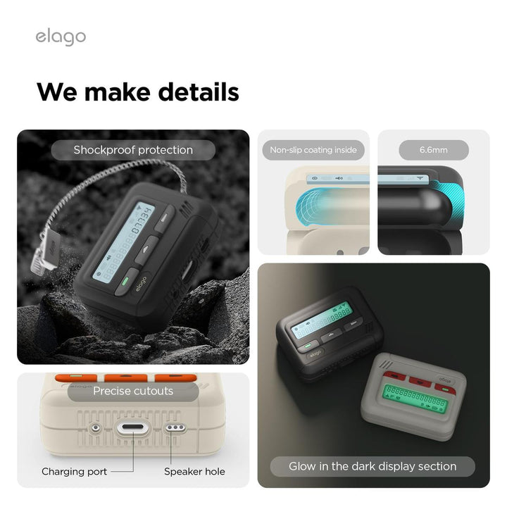 Elago Pro 2 AirPods Pager Case Cover - DOKUTRONIX