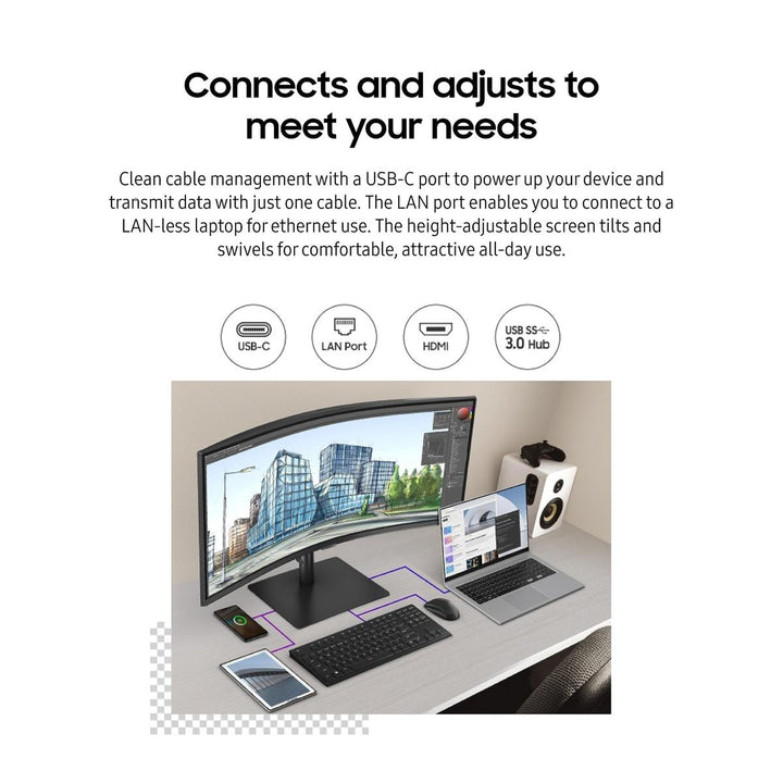 Samsung 34 ViewFinity Ultrawide QHD Monitor - DOKUTRONIX