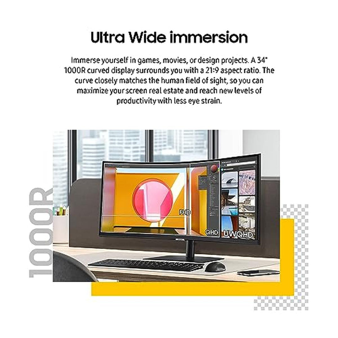 Samsung 34 ViewFinity Ultrawide QHD Monitor - DOKUTRONIX