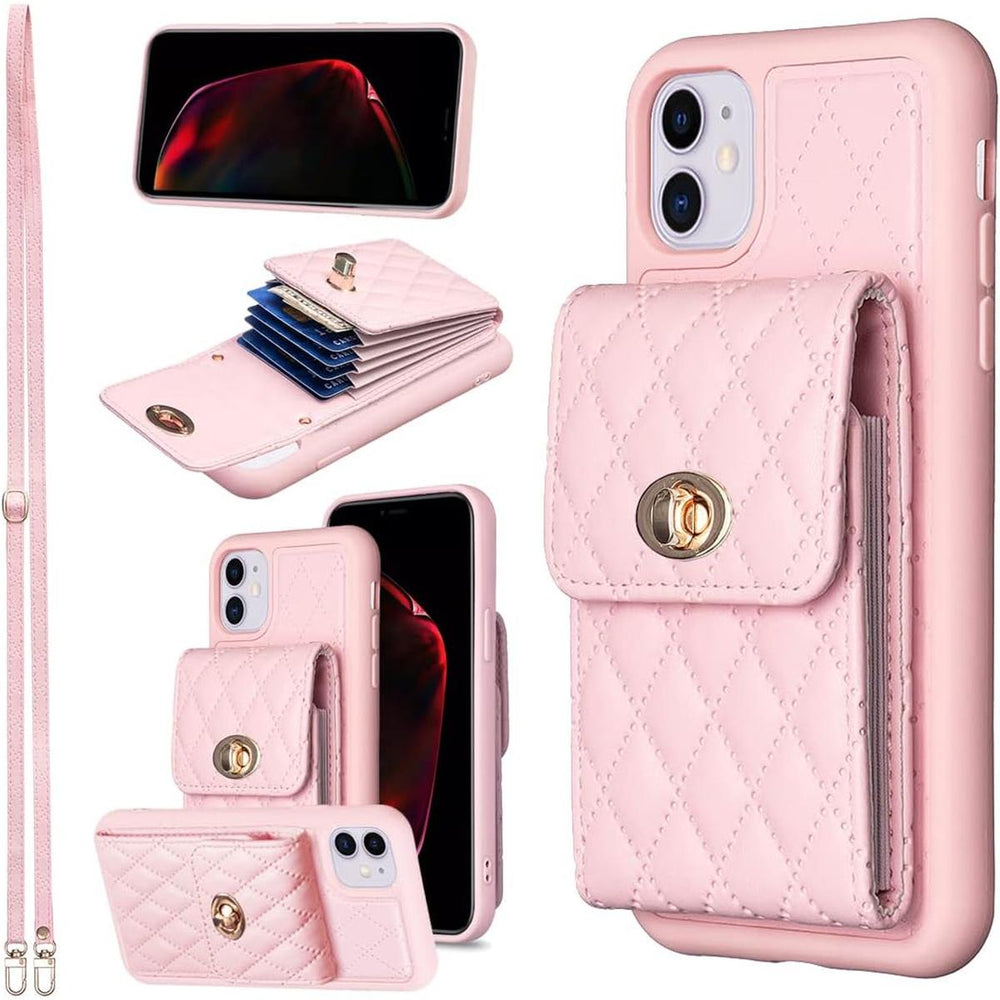 iPhone 11 Crossbody Wallet Case with Card Holder - DOKUTRONIX