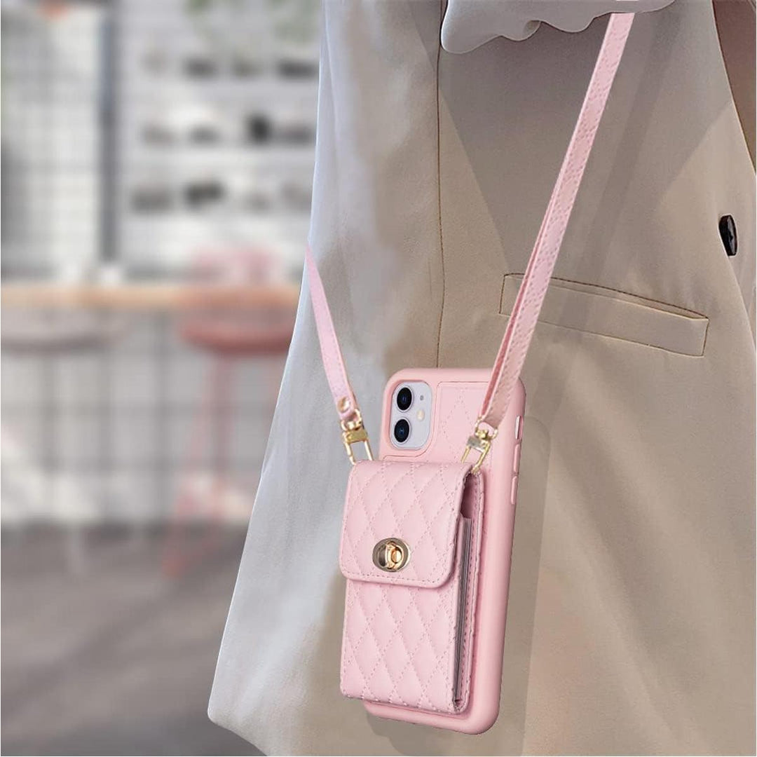 iPhone 11 Crossbody Wallet Case with Card Holder - DOKUTRONIX