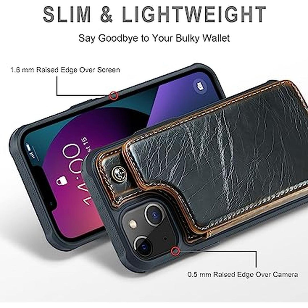 iPhone 13 RFID Wallet Case with Card Holder - DOKUTRONIX