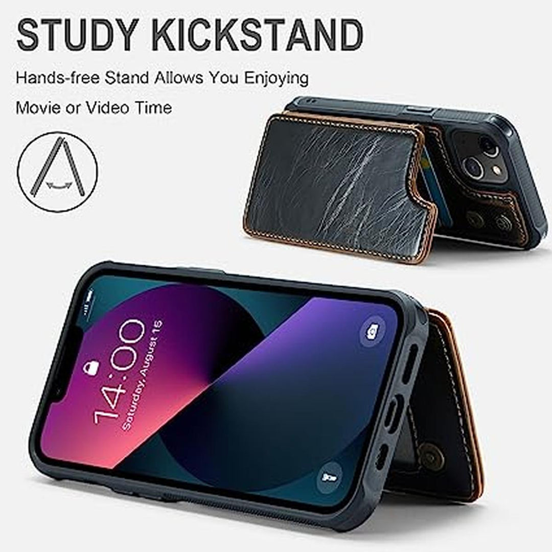 iPhone 13 RFID Wallet Case with Card Holder - DOKUTRONIX