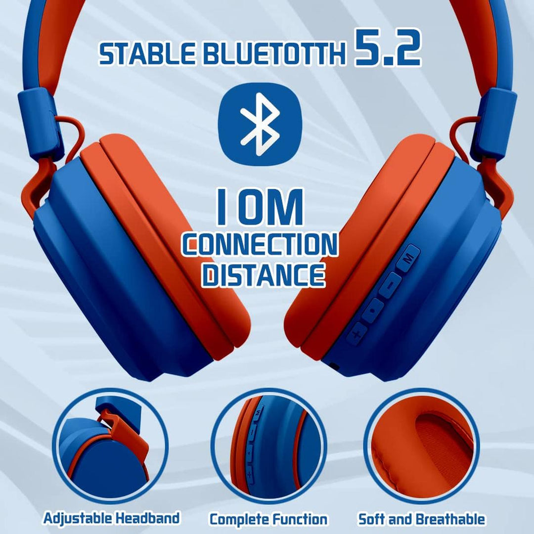 MIDOLA Bluetooth Kids Headphones - Fun & Safe Sound! - DOKUTRONIX