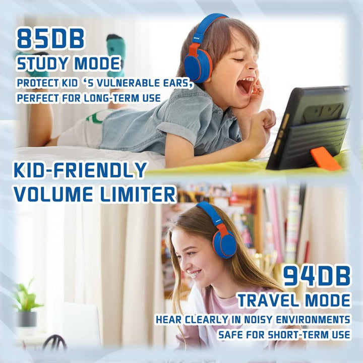 MIDOLA Bluetooth Kids Headphones - Fun & Safe Sound! - DOKUTRONIX