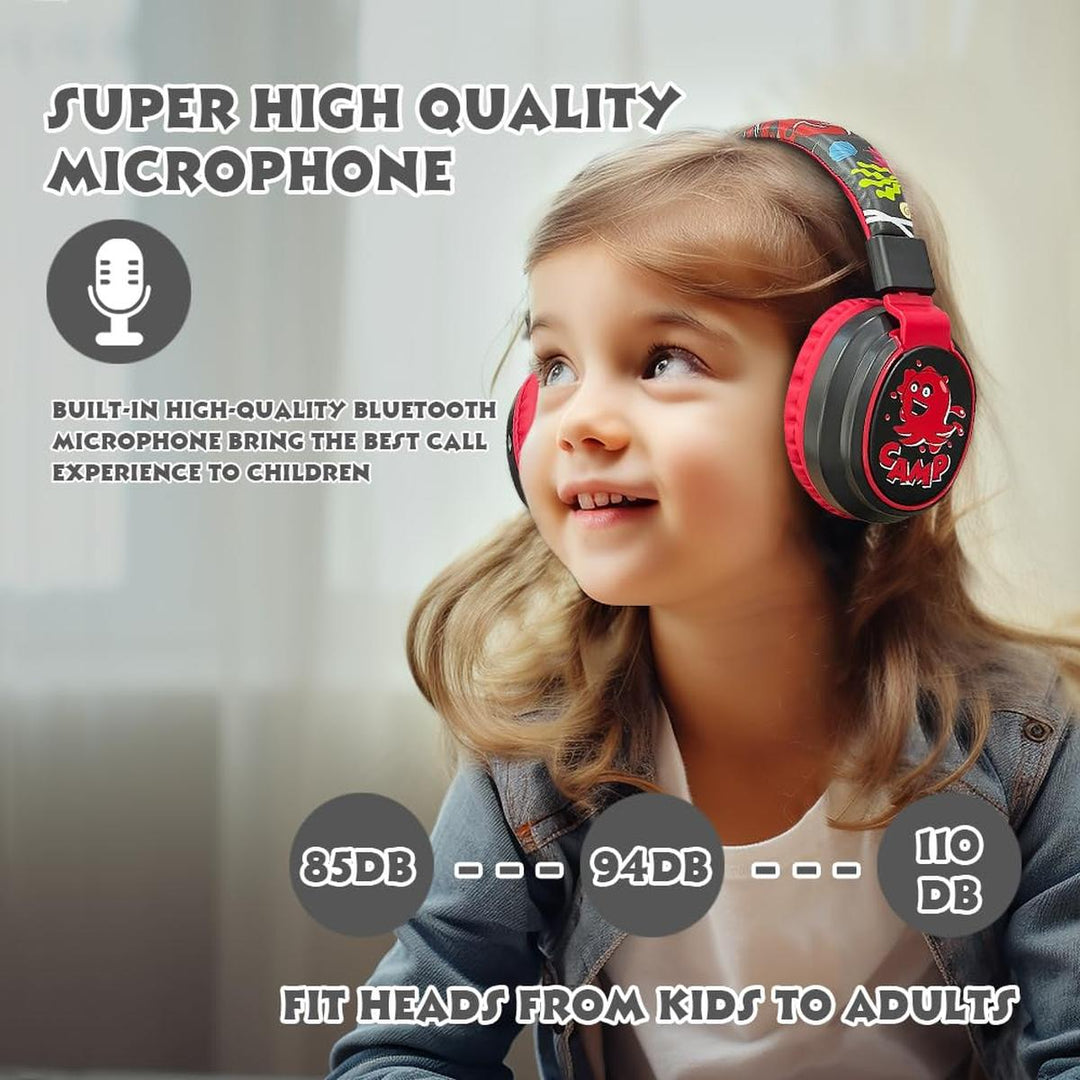 MIDOLA Bluetooth Kids Headphones - Fun & Safe Sound! - DOKUTRONIX