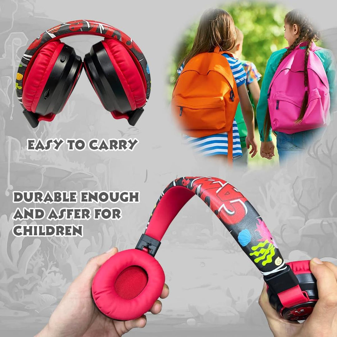 MIDOLA Bluetooth Kids Headphones - Fun & Safe Sound! - DOKUTRONIX