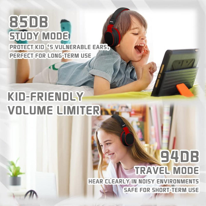 MIDOLA Bluetooth Kids Headphones - Fun & Safe Sound! - DOKUTRONIX