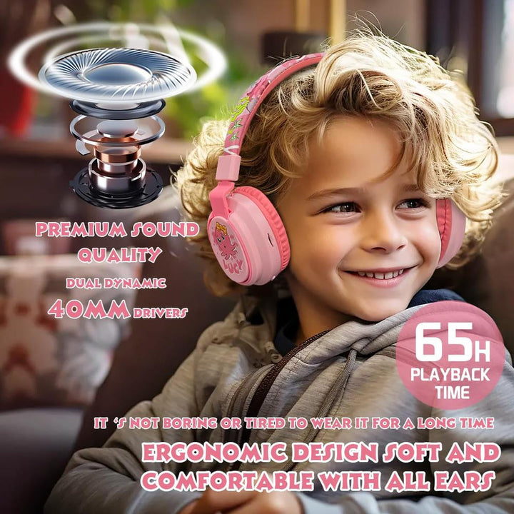 MIDOLA Bluetooth Kids Headphones - Fun & Safe Sound! - DOKUTRONIX
