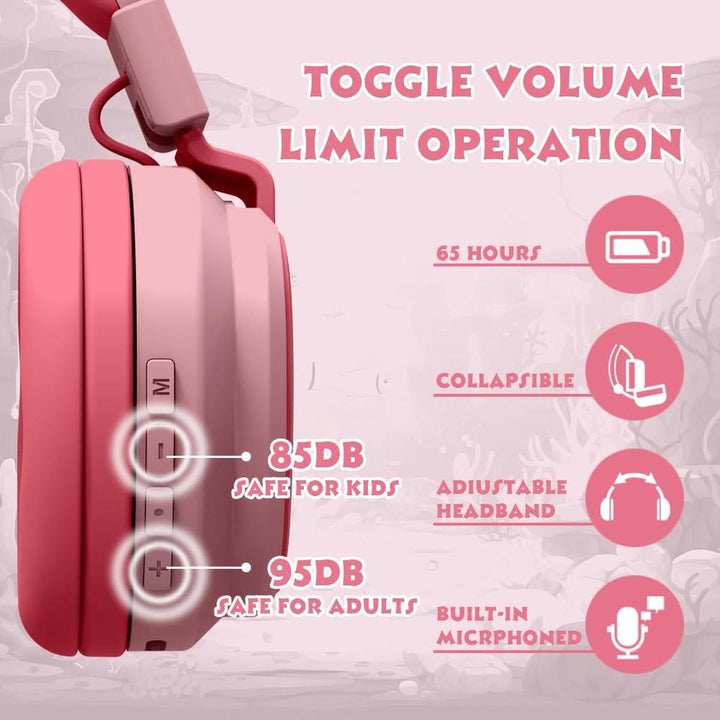 MIDOLA Bluetooth Kids Headphones - Fun & Safe Sound! - DOKUTRONIX