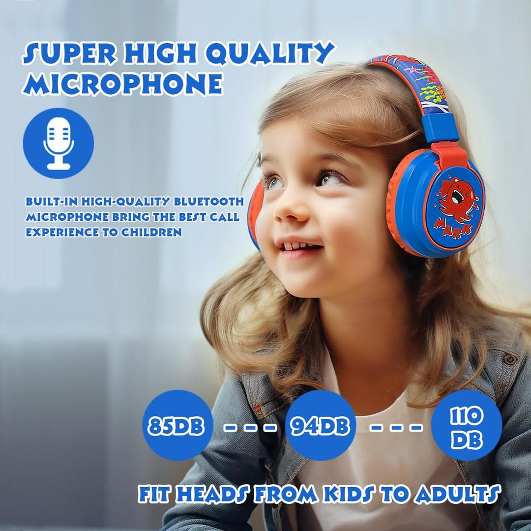MIDOLA Bluetooth Kids Headphones - Fun & Safe Sound! - DOKUTRONIX