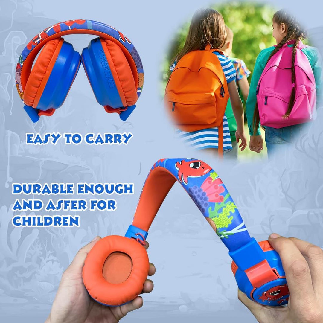 MIDOLA Bluetooth Kids Headphones - Fun & Safe Sound! - DOKUTRONIX
